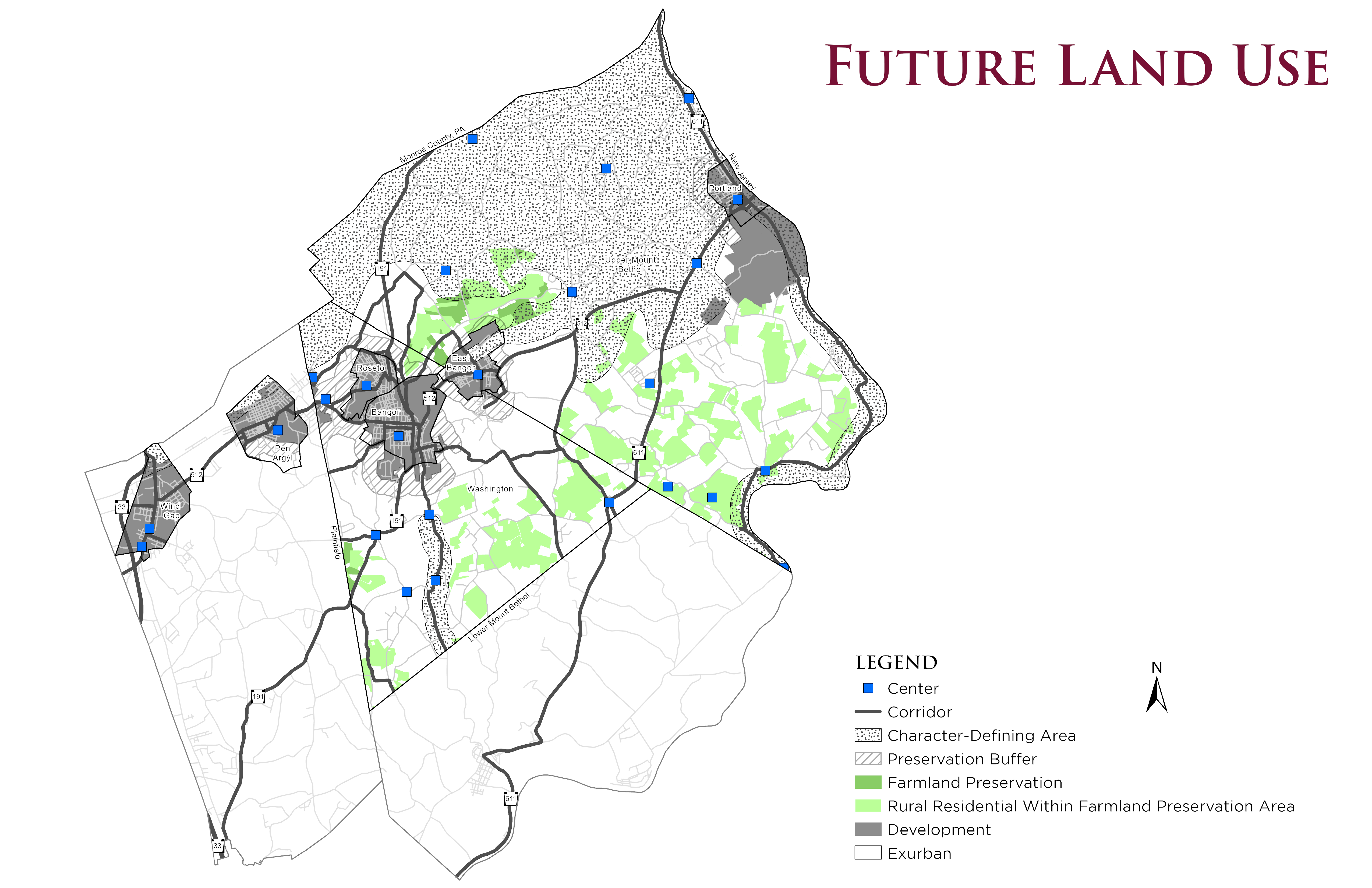 Plan Slate Belt Future Land Use Plan Map